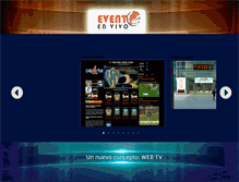 Tablet Screenshot of eventoenvivo.tv